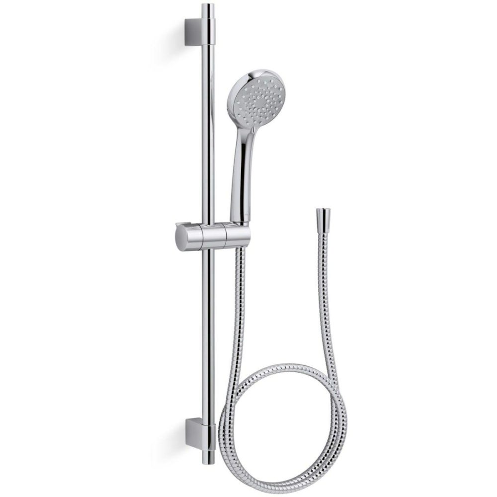 Hand Shower Holders | 2.5 GPM Multi Function Hand Shower Package with MasterClean Sprayface – Includes Slide Bar, Hose, and Wall Supply Hand Shower Holders Atte Black/Oil-Rubbed Bronze/Polished Chrome/Vibrant Brushed Moderne Brass/Vibrant Brushed Nicke