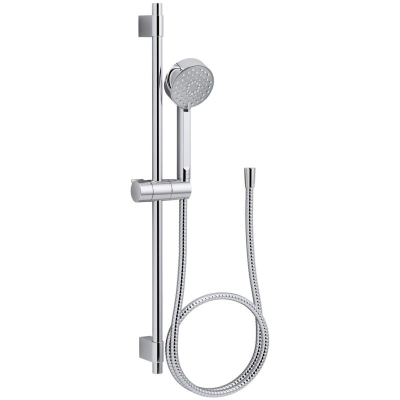 Hand Showers | 1.75 GPM Multi Function Hand Shower Package – Includes Slide Bar and Hose Hand Showers Atte Black/Polished Chrome/Vibrant Brushed Moderne Brass/Vibrant Brushed Nicke