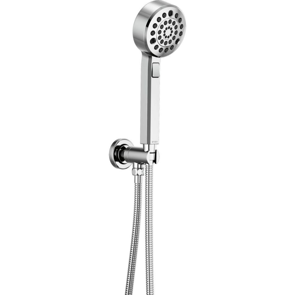 Hand Showers | 1.75 GPM Multi Function Hand Shower Package with H2Okinetic Technology – Includes Hose, Holder and Wall Supply Hand Showers Hand Showers