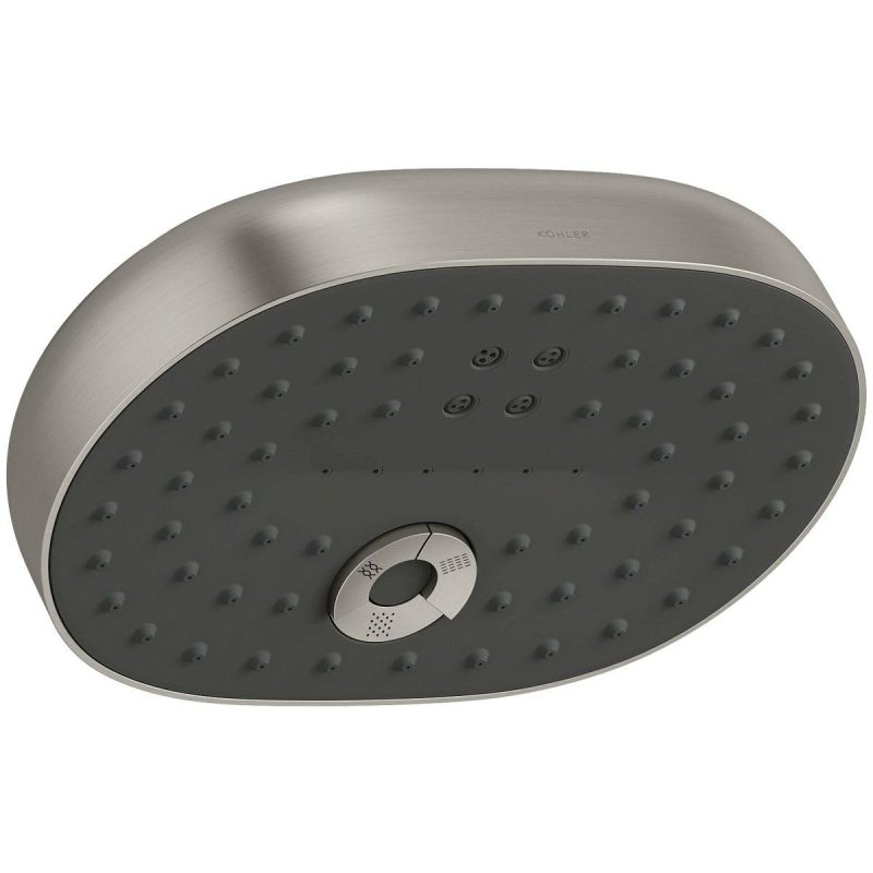 Hand Showers | 1.75 GPM Multi Function Shower Head with MasterClean Sprayface and Katalyst Air Induction Technology Hand Showers Atte Black/Polished Chrome/Vibrant Brushed Bronze/Vibrant Brushed Moderne Brass/Vibrant Brushed Nickel/Vibrant French Gold/Vibrant Polished Nickel/Vibrant Titaniu