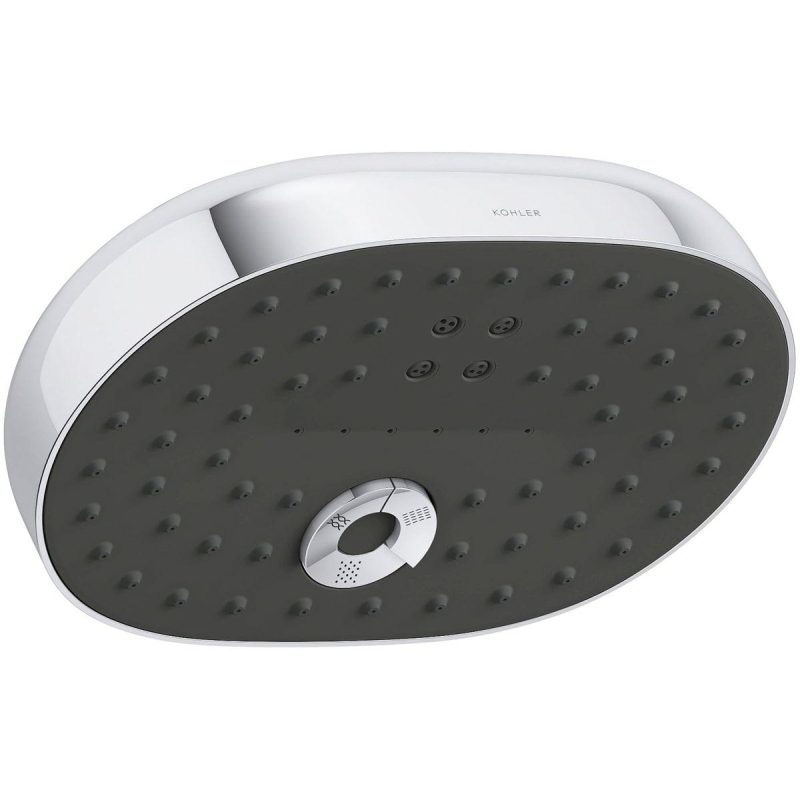 Hand Showers | 1.75 GPM Multi Function Shower Head with MasterClean Sprayface and Katalyst Air Induction Technology Hand Showers Atte Black/Polished Chrome/Vibrant Brushed Bronze/Vibrant Brushed Moderne Brass/Vibrant Brushed Nickel/Vibrant French Gold/Vibrant Polished Nickel/Vibrant Titaniu