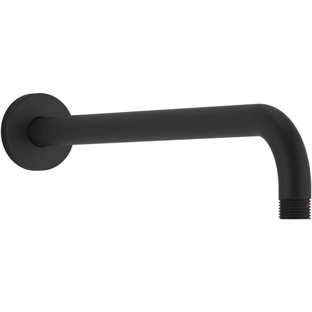 Hand Showers | 15-1/2″ Wall Mounted Single Function Arm and Flange Hand Showers Atte Black/Polished Chrome/Vibrant Brushed Bronze/Vibrant Brushed Moderne Brass/Vibrant Brushed Nickel/Vibrant French Gold/Vibrant Polished Nickel/Vibrant Titaniu