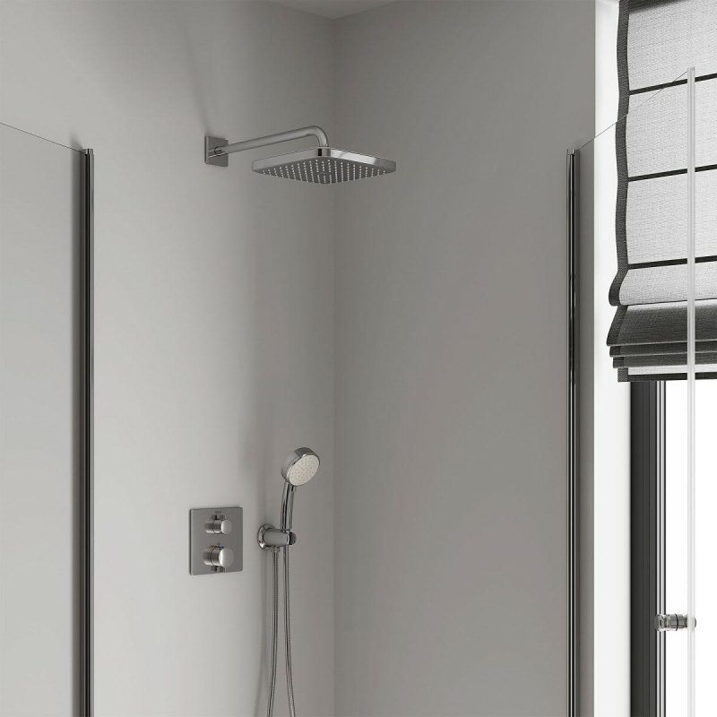 Hand Showers | 250 1.75 GPM Single Function Rain Shower Head with DreamSpray Technology Hand Showers Hand Showers