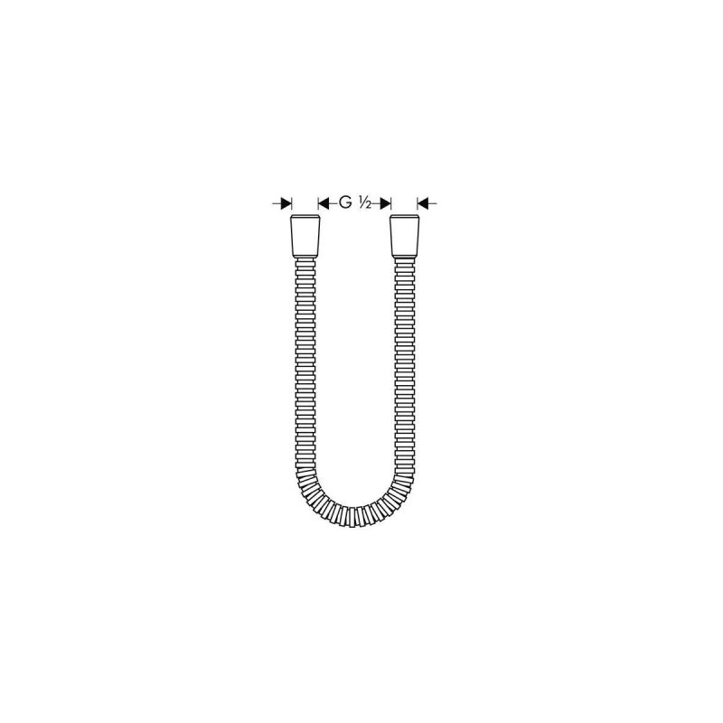 Hand Showers | 80″ Hand Shower Hose with 1/2″ Connection Hand Showers Hand Showers