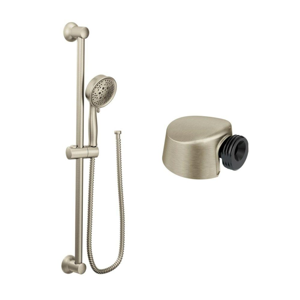 Hand Showers | Engage Multi-Function Hand Shower Package with Hose, Slide Bar, and Wall Supply Elbow Included Hand Showers Hand Showers