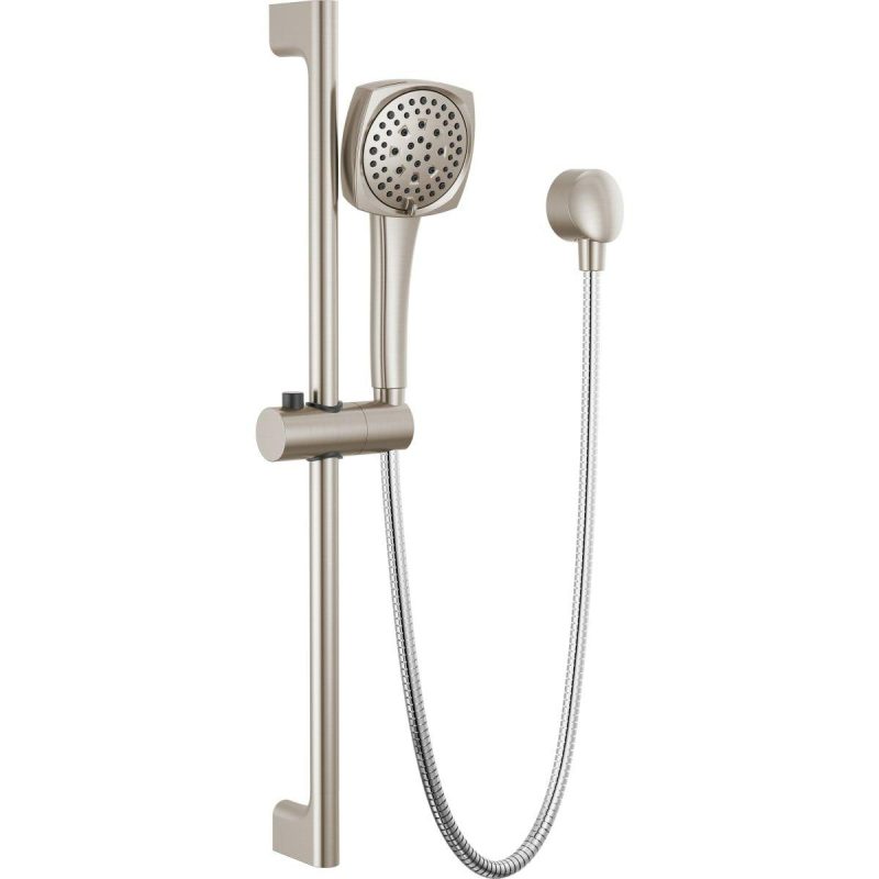 Hand Showers | Ezra 1.5 GPM Multi Function Hand Shower Package – Includes Slide Bar, Hose and Wall Elbow Hand Showers Hand Showers