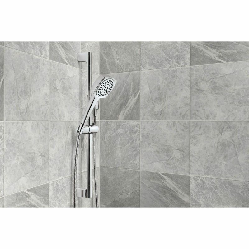 Hand Showers | Ezra 1.5 GPM Multi Function Hand Shower Package – Includes Slide Bar, Hose and Wall Elbow Hand Showers Hand Showers