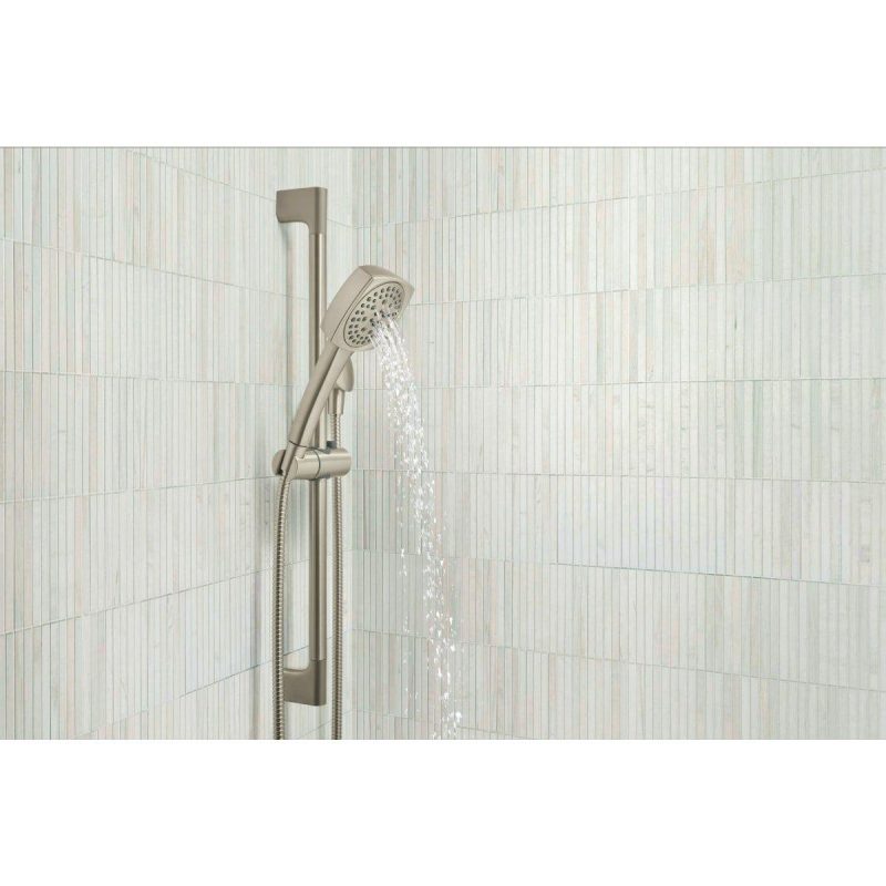 Hand Showers | Ezra 1.5 GPM Multi Function Hand Shower Package – Includes Slide Bar, Hose and Wall Elbow Hand Showers Hand Showers