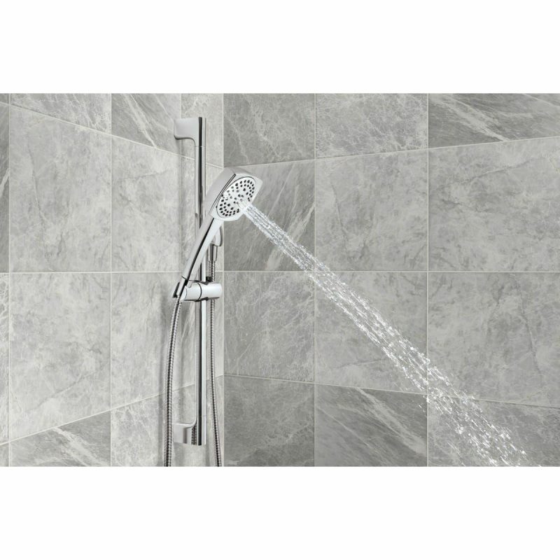 Hand Showers | Ezra 1.5 GPM Multi Function Hand Shower Package – Includes Slide Bar, Hose and Wall Elbow Hand Showers Hand Showers