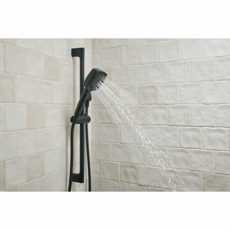 Hand Showers | Ezra 1.5 GPM Multi Function Hand Shower Package – Includes Slide Bar, Hose and Wall Elbow Hand Showers Hand Showers