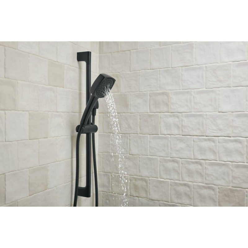 Hand Showers | Ezra 1.5 GPM Multi Function Hand Shower Package – Includes Slide Bar, Hose and Wall Elbow Hand Showers Hand Showers