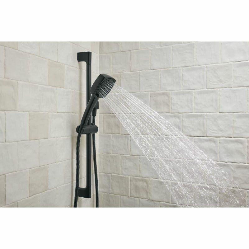 Hand Showers | Ezra 1.5 GPM Multi Function Hand Shower Package – Includes Slide Bar, Hose and Wall Elbow Hand Showers Hand Showers