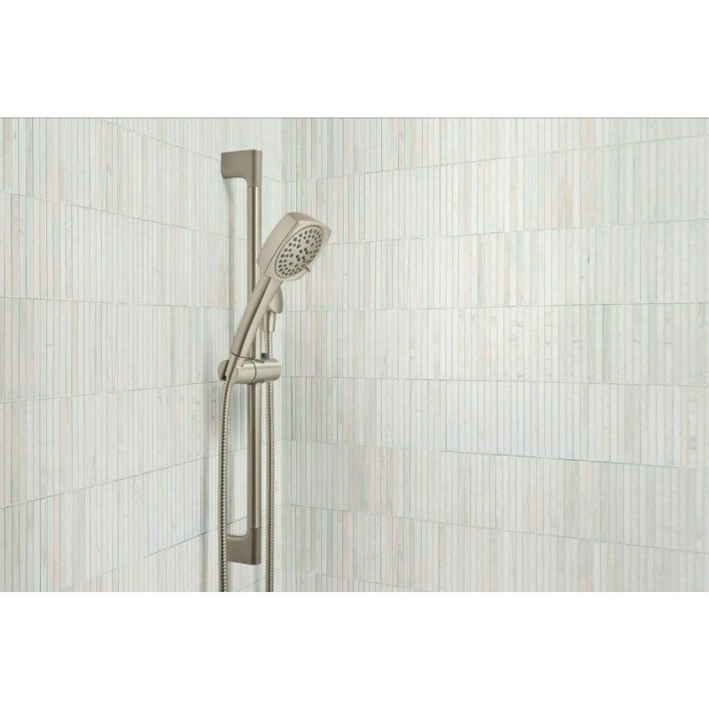 Hand Showers | Ezra 1.5 GPM Multi Function Hand Shower Package – Includes Slide Bar, Hose and Wall Elbow Hand Showers Hand Showers