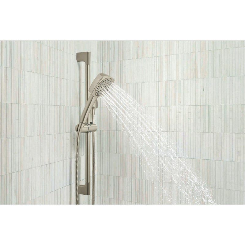 Hand Showers | Ezra 1.5 GPM Multi Function Hand Shower Package – Includes Slide Bar, Hose and Wall Elbow Hand Showers Hand Showers