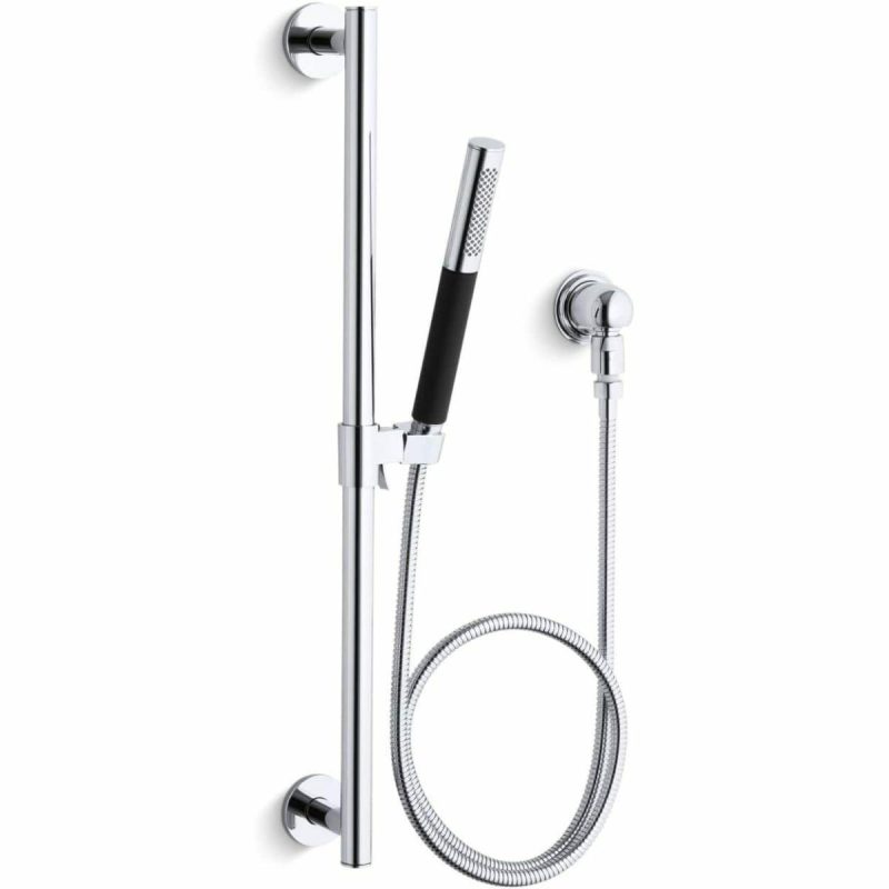 Hand Showers | Hotel Multi-Function Hand Shower Package with MasterClean Technology – Hose, Slide Bar, and Wall Supply Included Hand Showers Hand Showers