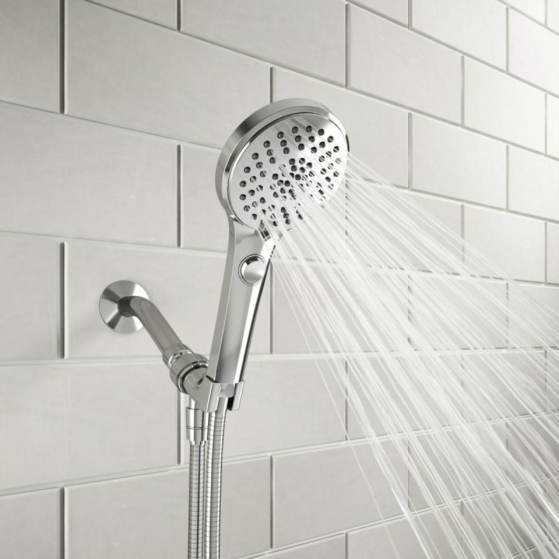 Hand Showers | Jacuzzi 1.8 GPM Multi Function Hand Shower – Includes Hose Hand Showers Hand Showers