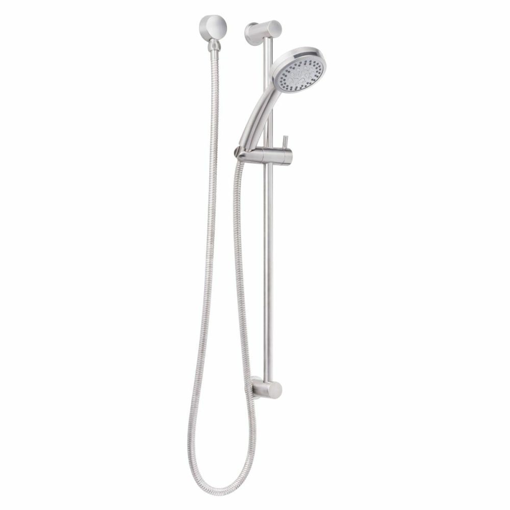 Hand Showers | Mia 1.8 GPM Multi Function Hand Shower Package – Includes Slide Bar, Hose, and Wall Supply Hand Showers Hand Showers