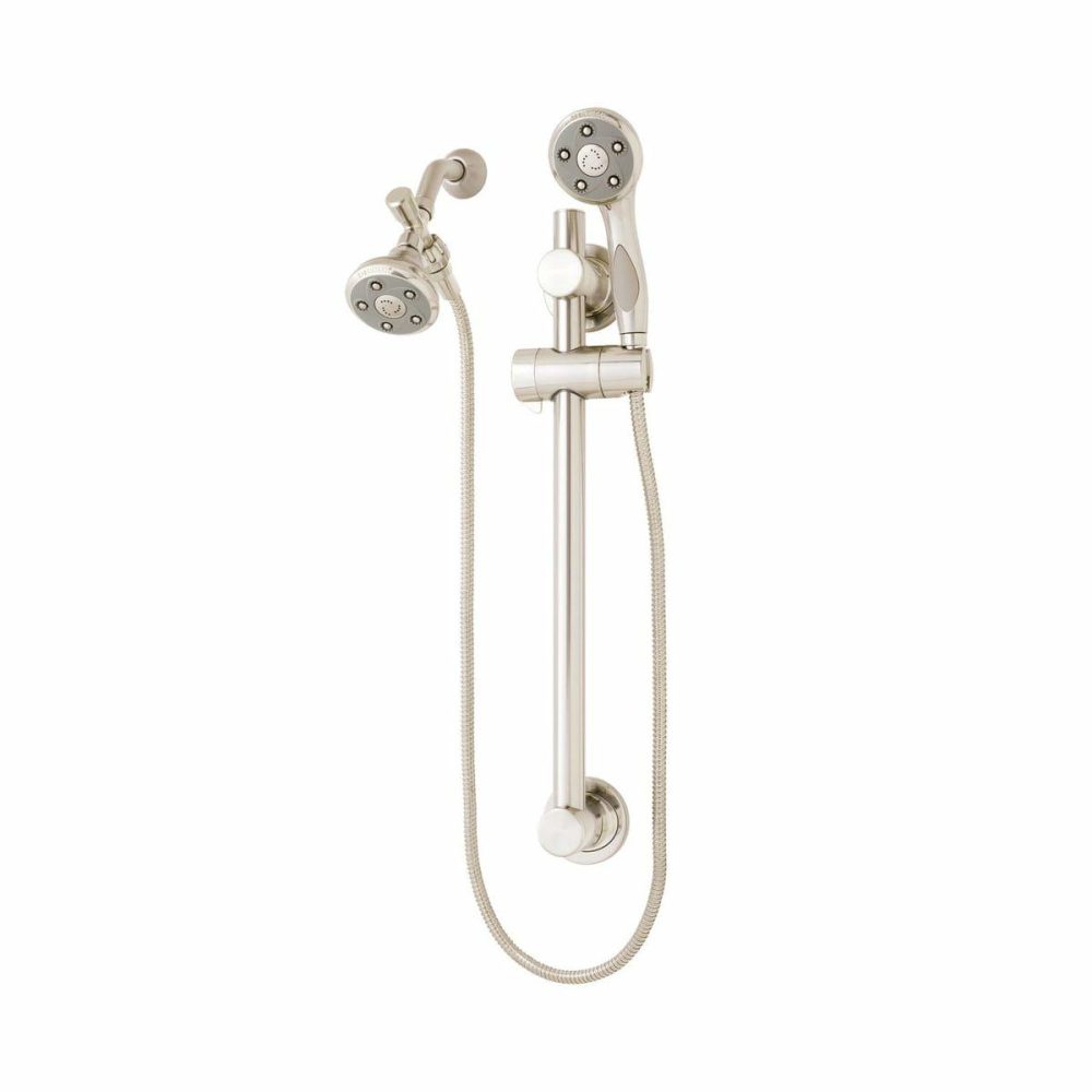 Hand Showers | Napa 2.5 GPM Combination Personal Hand Shower with Fixed Shower Head, Diverter, Hose and Slide Bar Hand Showers Hand Showers