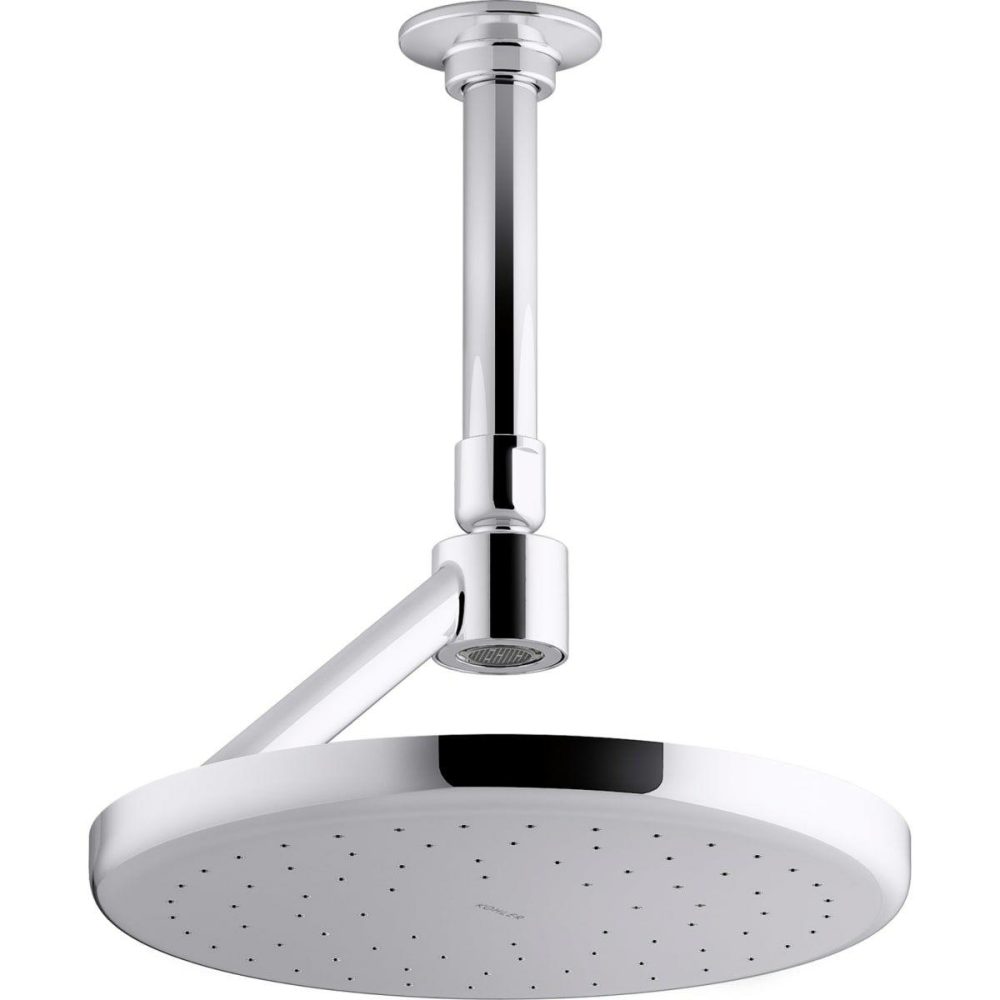 Hand Showers | Round 8-7/8″ Open Rain Iconic Single Function 1.75 GPM with Gravity-Delivered Full Coverage Rain Spray Hand Showers Atte Black/Polished Chrome/Vibrant Brushed Bronze/Vibrant Brushed Moderne Brass/Vibrant Brushed Nickel/Vibrant French Gold/Vibrant Polished Nickel/Vibrant Titaniu