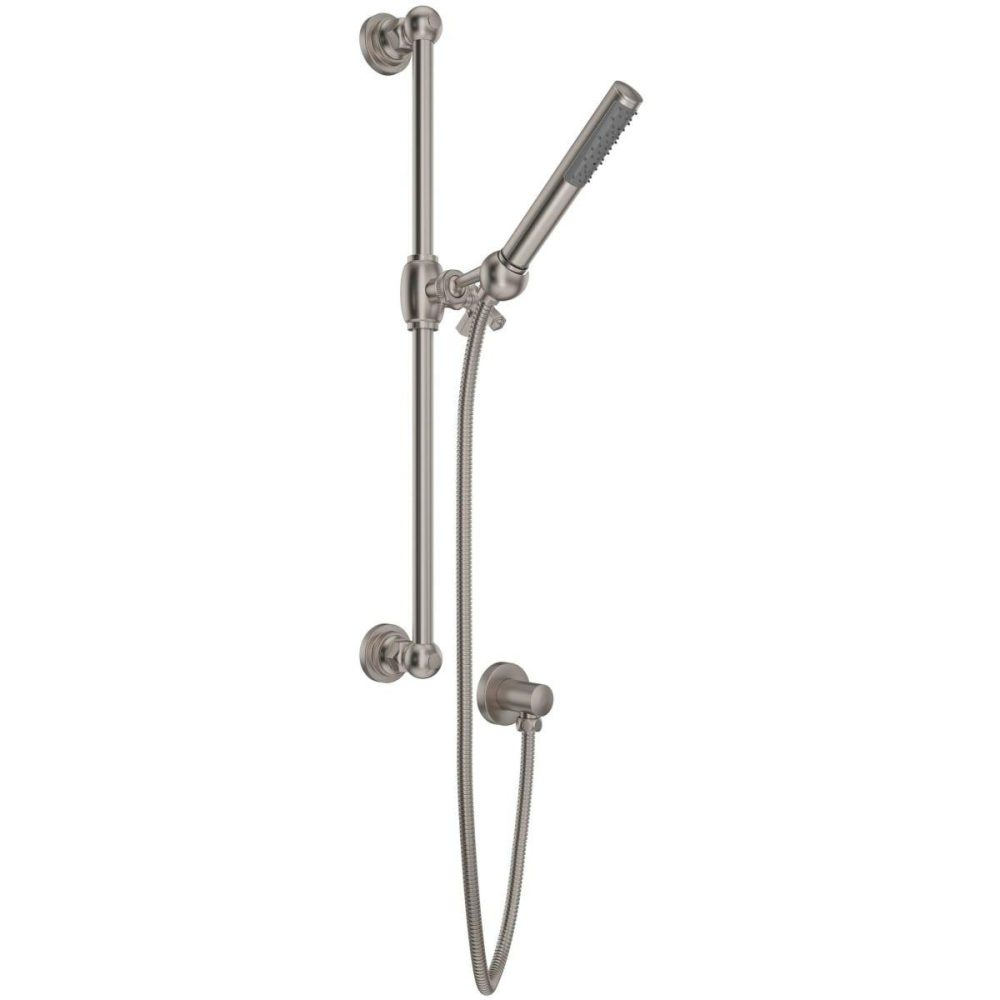 Hand Showers | San Giovanni 1.8 GPM Single Function Hand Shower Package – Includes Slide Bar, Hose, and Wall Supply Hand Showers Hand Showers