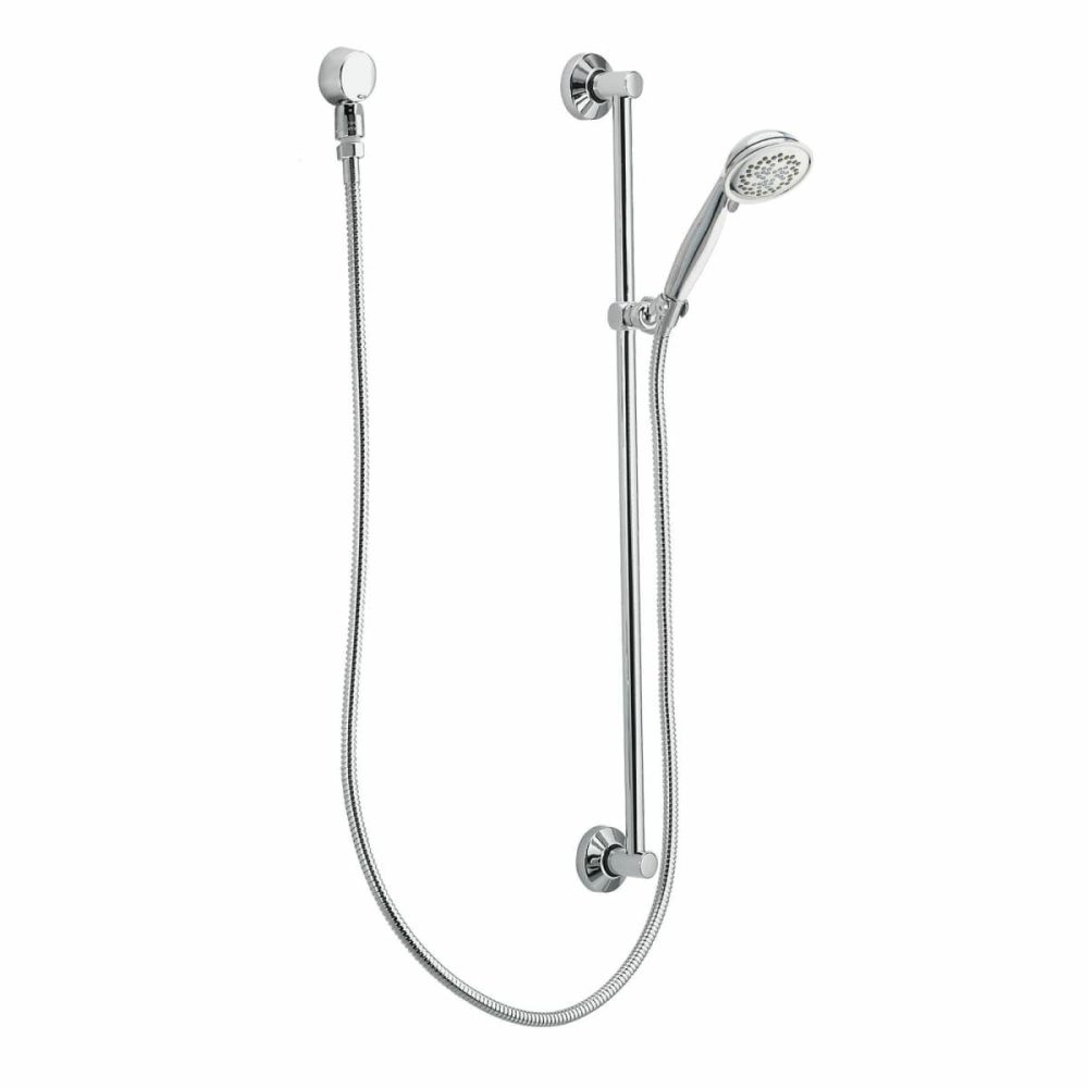 Hand Showers | Single Function Hand Shower Package with Hose and Slide Bar Included Hand Showers Hand Showers