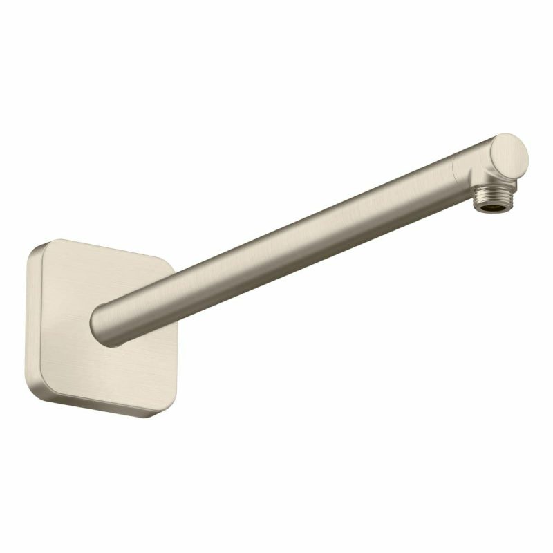 Shower Arms | 15-3/4″ Wall Mounted Shower Arm and Flange Shower Accessories Rushed Nickel/Chrome