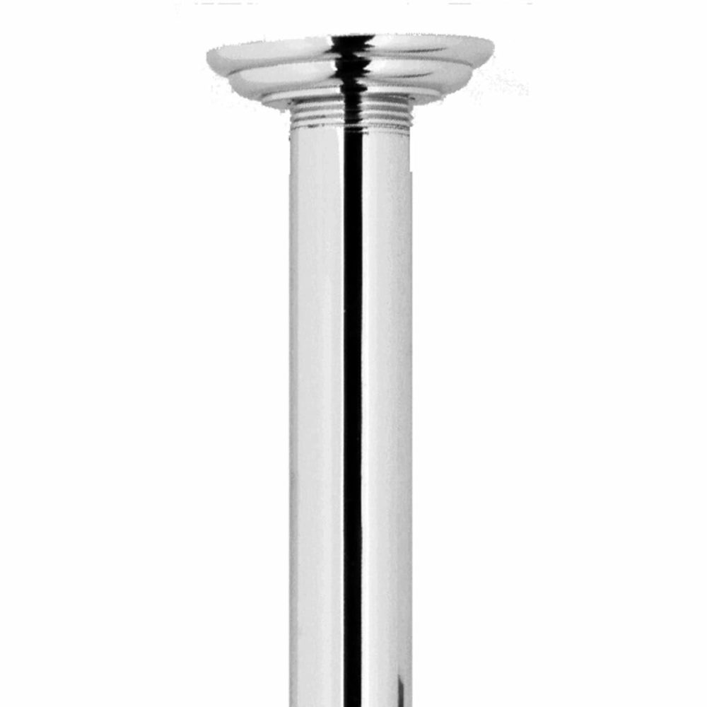 Shower Arms | 6″ Ceiling Mounted Shower Arm with Flange Shower Accessories Polished Chrom