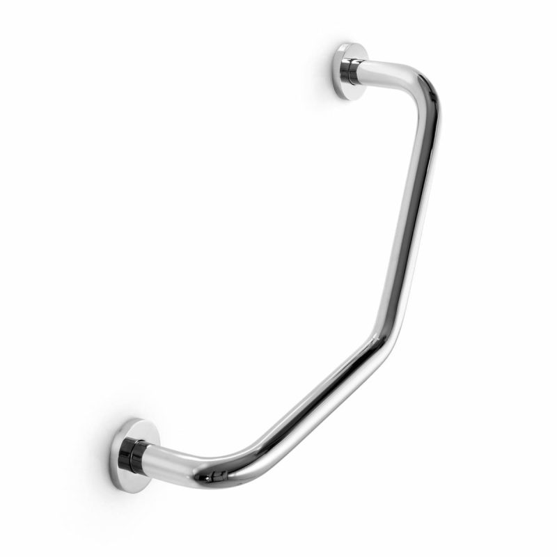 Shower Grab Bars | Otel 18″ Reversible Security Grab Bar Shower Accessories Polished Chrome