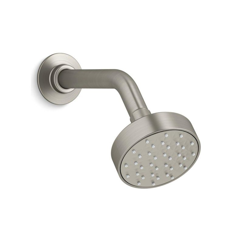 Shower Heads | 1.5 GPM Single Function Shower Head Shower Accessories Atte Black/Oil-Rubbed Bronze/Polished Chrome/Vibrant Brushed Moderne Brass/Vibrant Brushed Nicke