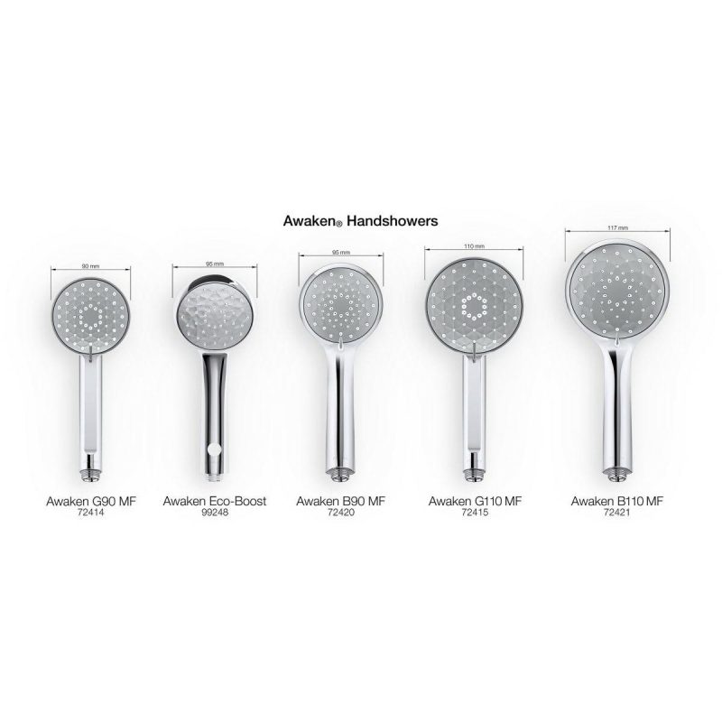 Shower Heads | 1.75 GPM Multi Function Hand Shower with MasterClean Sprayface Shower Accessories Olished Chrom