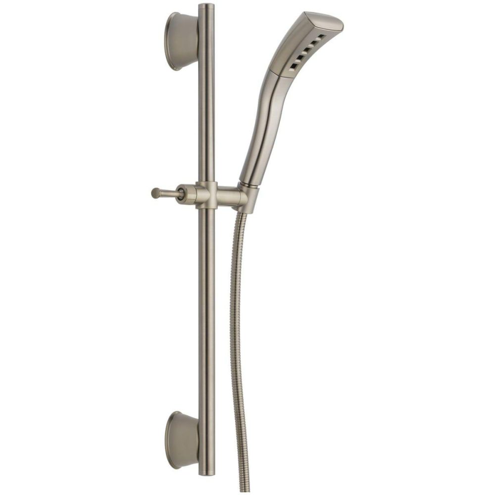 Shower Heads | 1.75 GPM Single Function Hand Shower Package with Technology – Includes Slide Bar and Hose Shower Accessories Rilliance Stainless/Polished Chrom