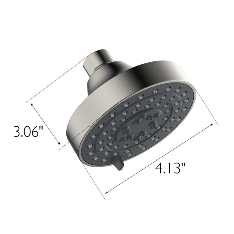 Shower Heads | 1.8 GPM Multi Function Shower Head Shower Accessories Olished Chrom