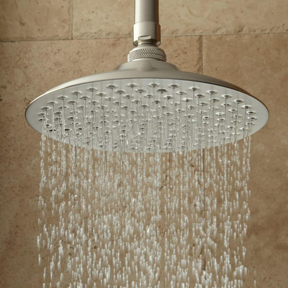 Shower Heads | 10″ Bostonian 1.6 GPM Single Function Rain Shower Head Shower Accessories Rushed Nickel/Chrome/Matte Black/Oil Rubbed Bronz