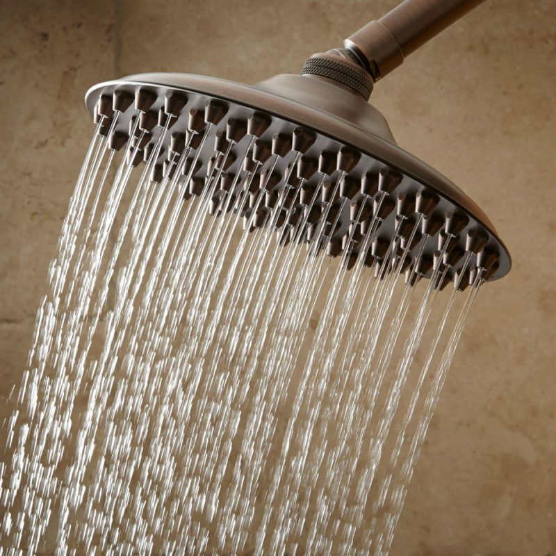 Shower Heads | 12″ Bostonian 1.8 GPM Single Function Rain Shower Head Shower Accessories Rushed Nickel/Chrome/Matte Black/Oil Rubbed Bronz