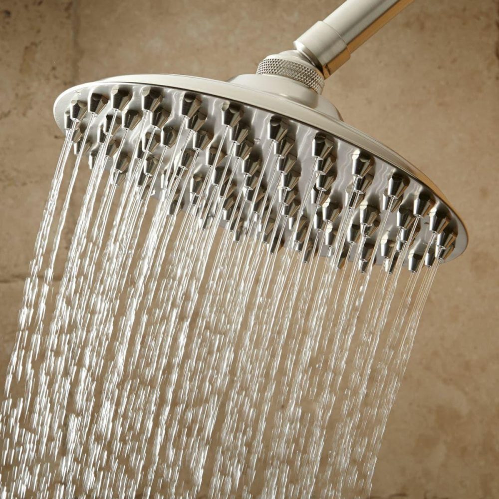 Shower Heads | 8″ Bostonian 1.8 GPM Single Function Rain Shower Head Shower Accessories Rushed Nickel/Chrome/Matte Black/Oil Rubbed Bronz