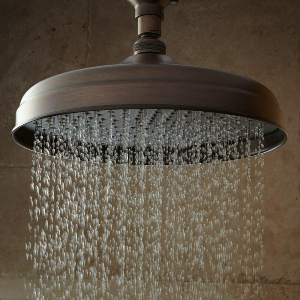 Shower Heads | 8″ Lambert 1.6 GPM Single Function Rain Shower Head Shower Accessories Rushed Nickel/Chrome/Matte Black/Oil Rubbed Bronz