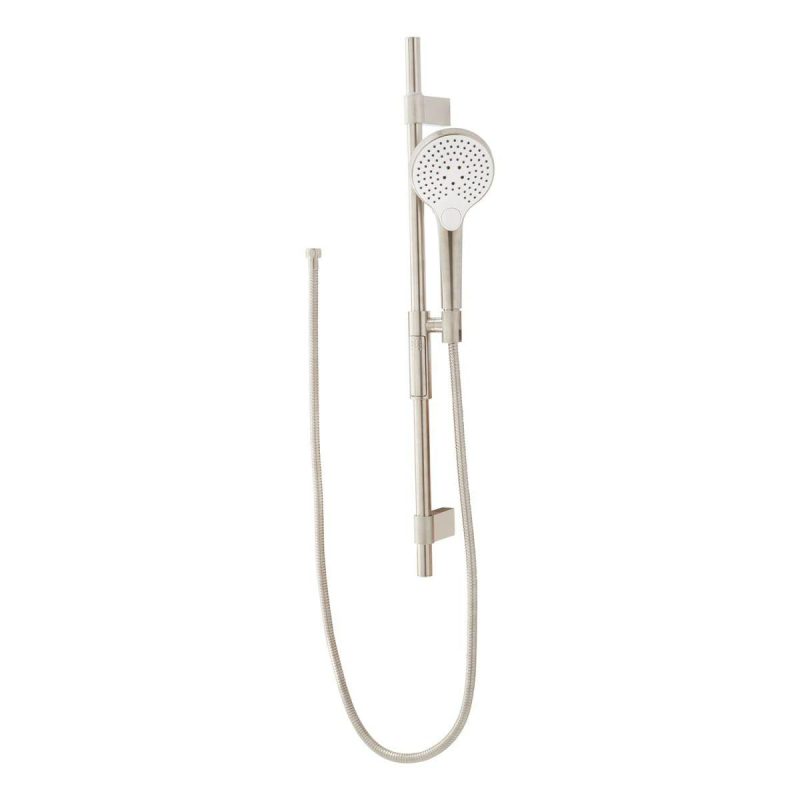 Shower Heads | Lowden 2.5 GPM Multi Function Hand Shower – Includes 30″ Slide Bar and Hose Shower Accessories Atte Blac