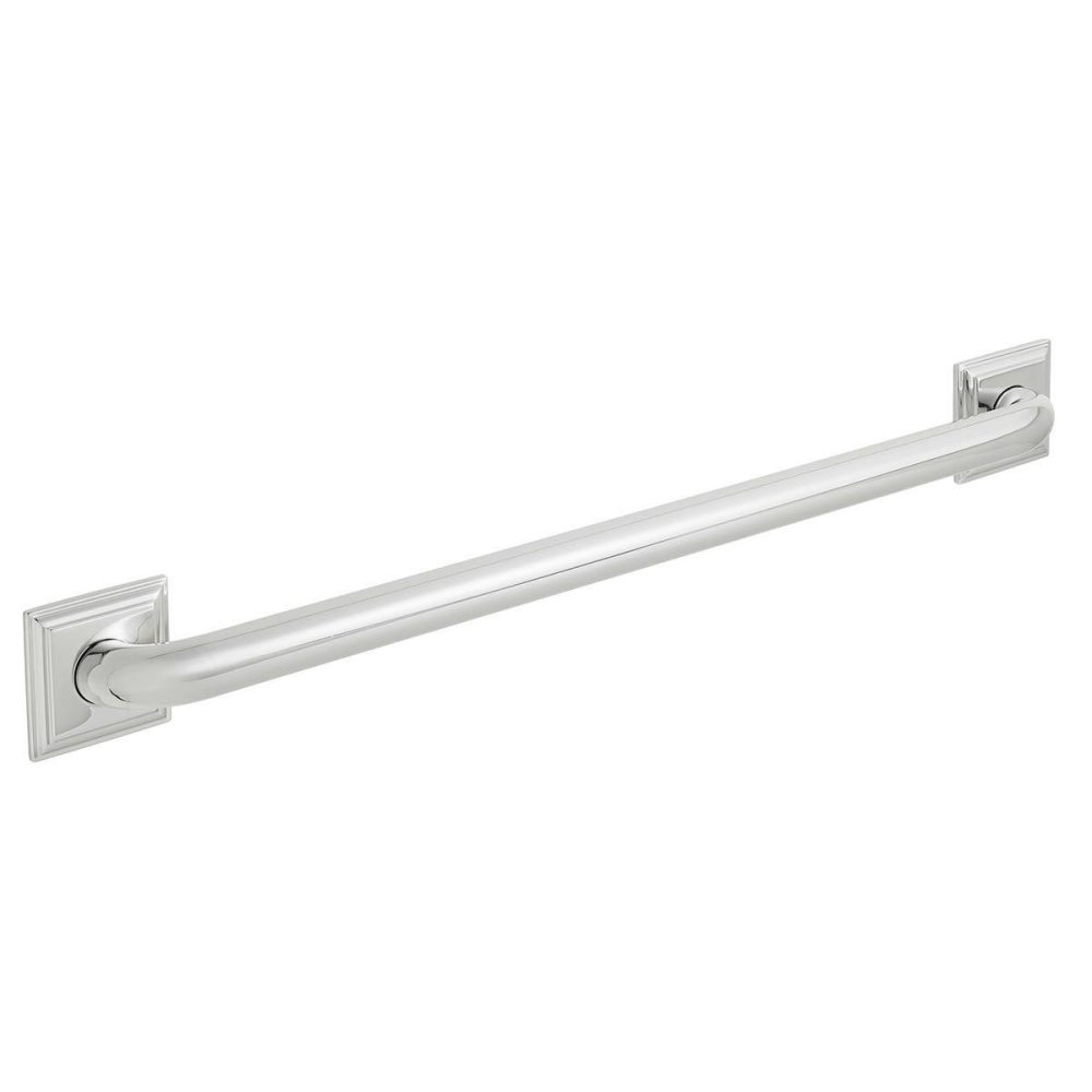 Shower Heads | Rainier 24″ Grab Bar Shower Accessories Olished Chrom