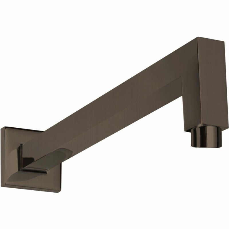 Shower Slide Bars | 16″ Reach Wall Mounted Shower Arm Shower Accessories Atte Black/Oil Rubbed Bronze/Polished Chrome/Polished Nickel/Satin Nicke