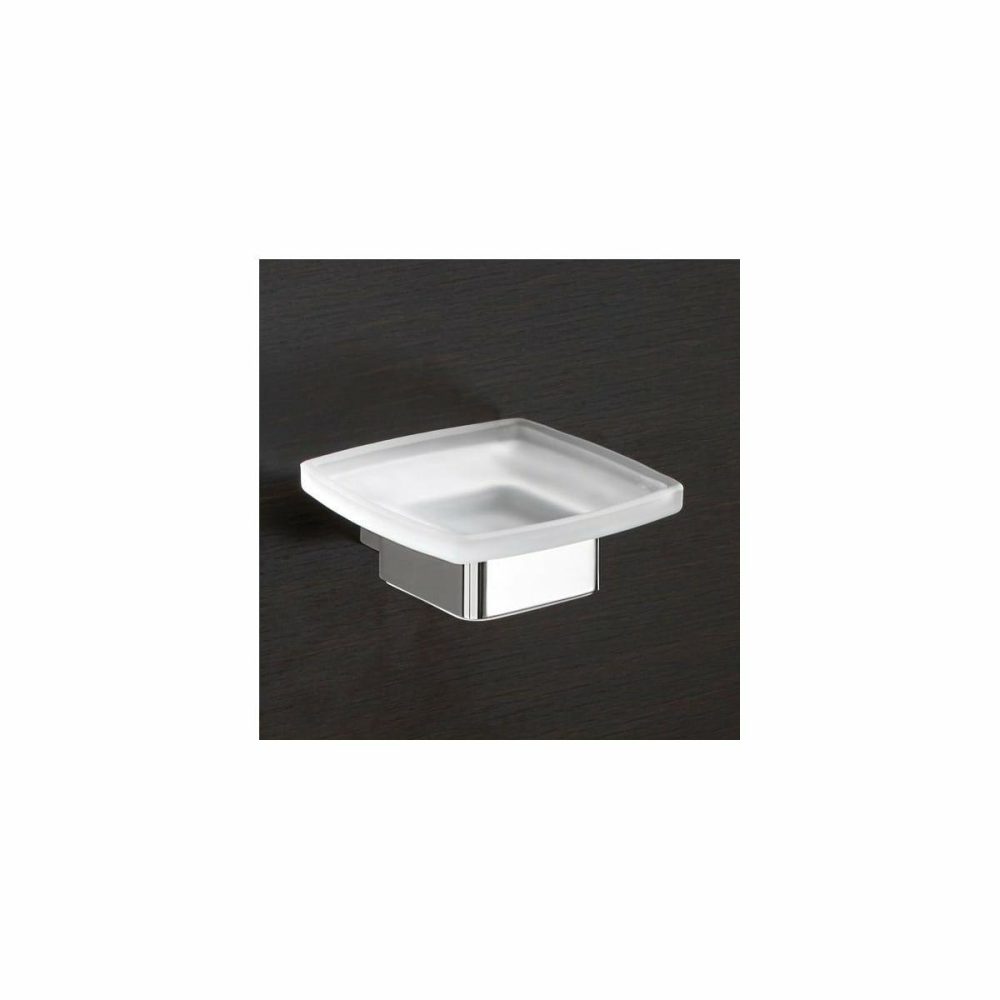 Soap Dishes | Gedy Lounge Collection Wall Mounted Soap Dish Shower Accessories Hite - Chrom