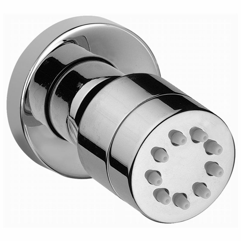 Soap Dishes | Single Function Round Metal Body Spray Shower Accessories Polished Chrome