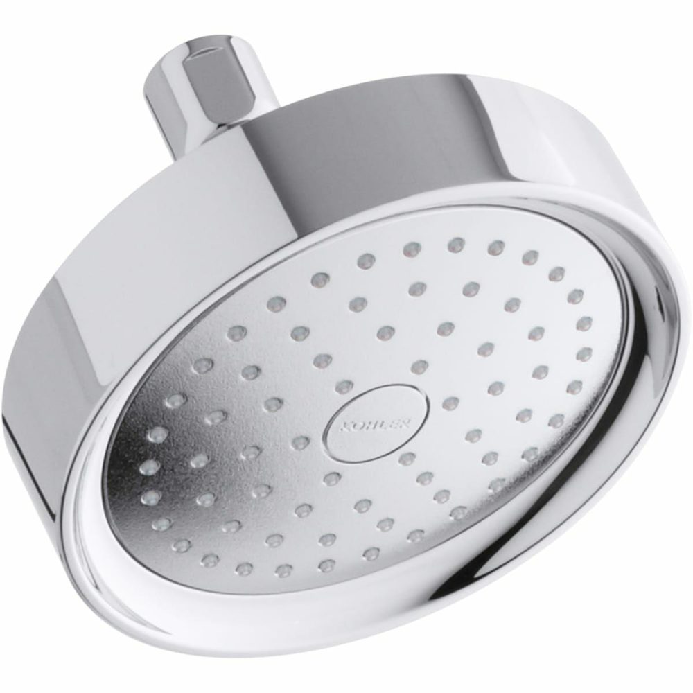 Tub Spouts | 2.5 GPM Single Function Shower Head with MasterClean and Katalyst Air-Induction Spray Technology Shower Accessories Rushed Bronze/Brushed Nickel/Matte Black/Polished Chrome/Polished Nickel/Vibrant Brushed Moderne Brass/Vibrant Titaniu