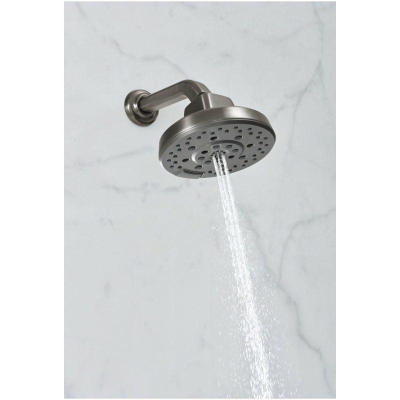 Tub Spouts | 7-3/4″ Shower Arm and Flange Shower Accessories Rilliance Black Onyx/Brilliance Polished Nickel/Chrome/Luxe Gold/Luxe Nickel/Luxe Stee