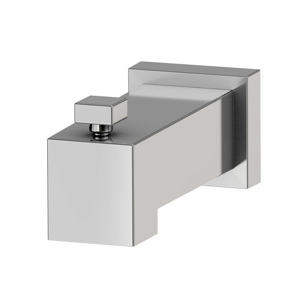 Tub Spouts | Duro 5-5/8″ Integrated Diverter Tub Spout Shower Accessories Olished Chrome/Satin Nicke