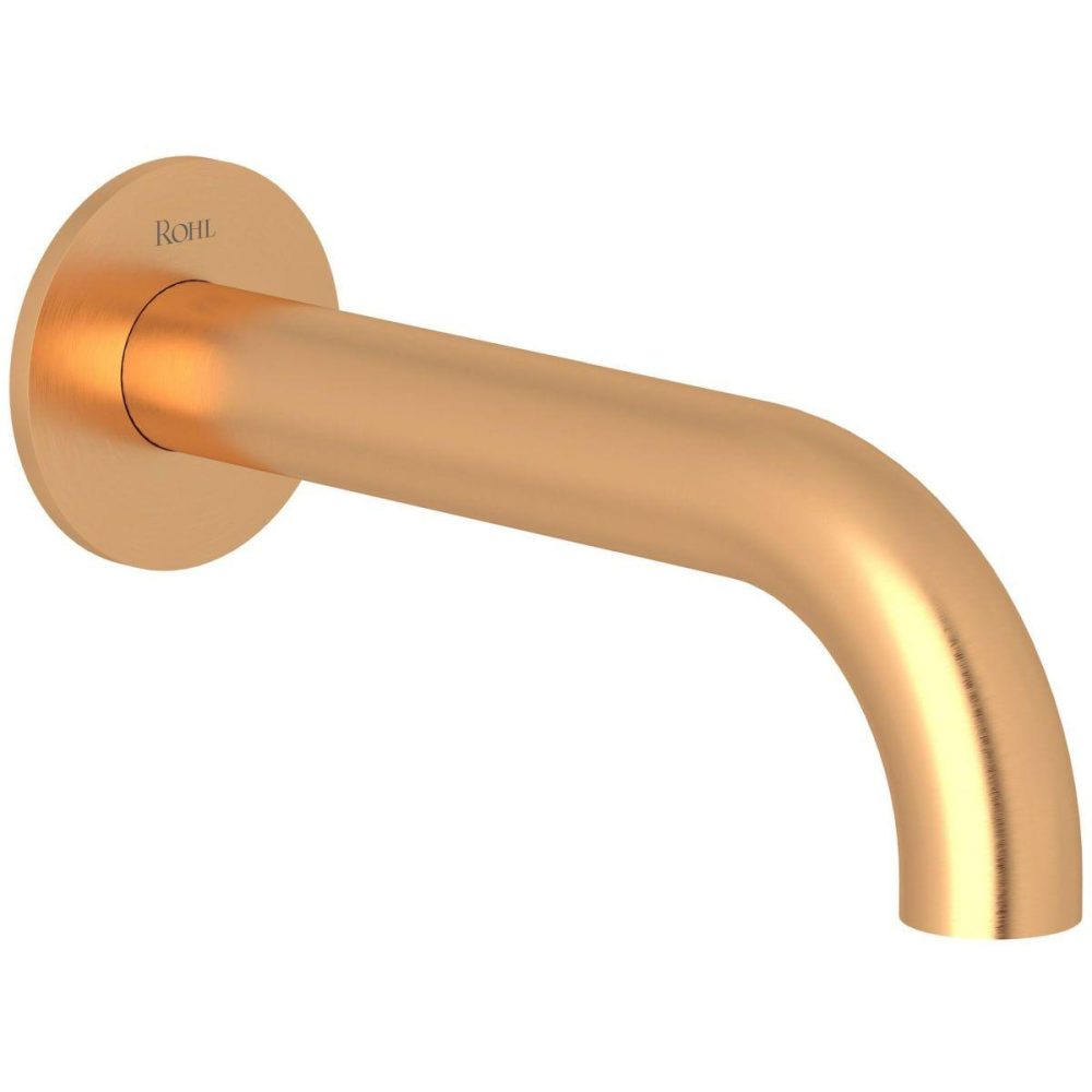 Tub Spouts | Eclissi 8″ Tub Spout Shower Accessories Atte Black/Satin Gold/Satin Nicke