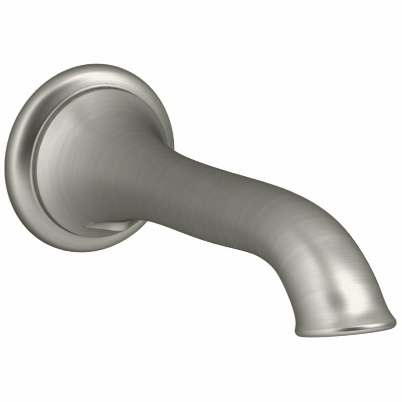 Tub Spouts | Non Diverter Wall Mounted Tub Spout with Flare Design Shower Accessories Atte Black/Oil Rubbed Bronze (2Bz)/Polished Chrome/Vibrant Brushed Bronze/Vibrant Brushed Moderne Brass/Vibrant Brushed Nickel/Vibrant French Gold/Vibrant Polished Nickel/Vibrant Titaniu