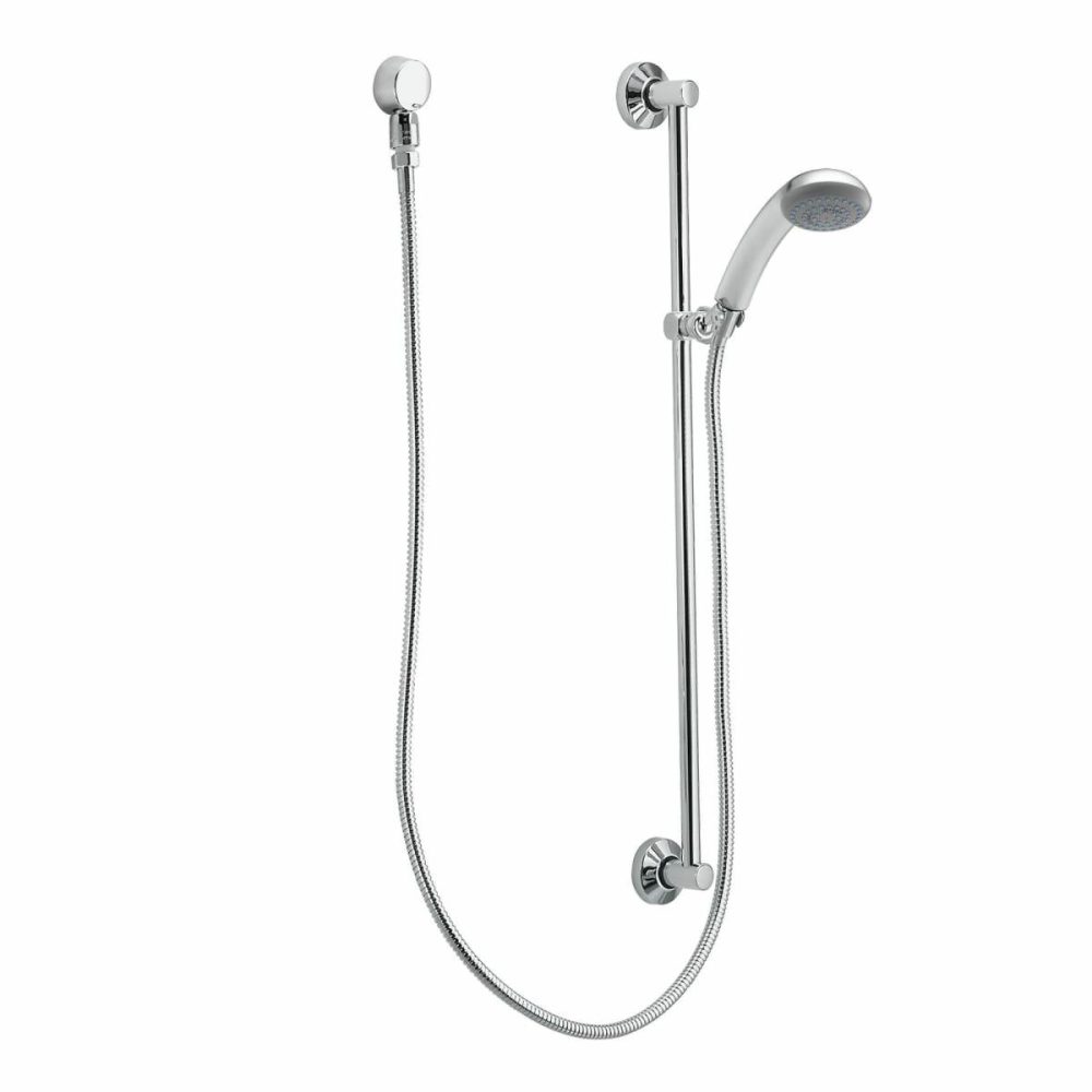 Tub Spouts | Single Function Hand Shower Package with Hose and Slide Bar Included Shower Accessories Hrome/Classic Brushed Nicke