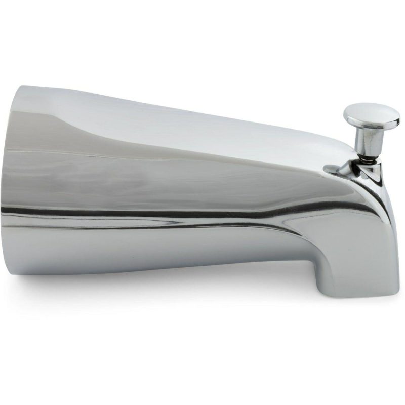 Tub Spouts | Temp-Gard Integrated Diverter Tub Spout Shower Accessories Chrome