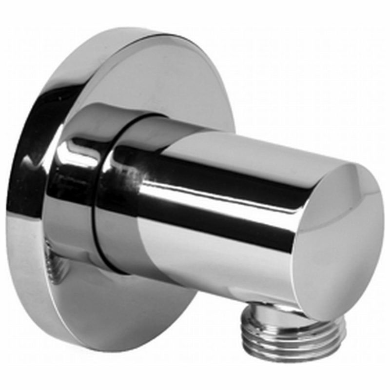 Wall Supply Elbows | Contemporary Round Wall Supply Elbow Shower Accessories Polished Chrome