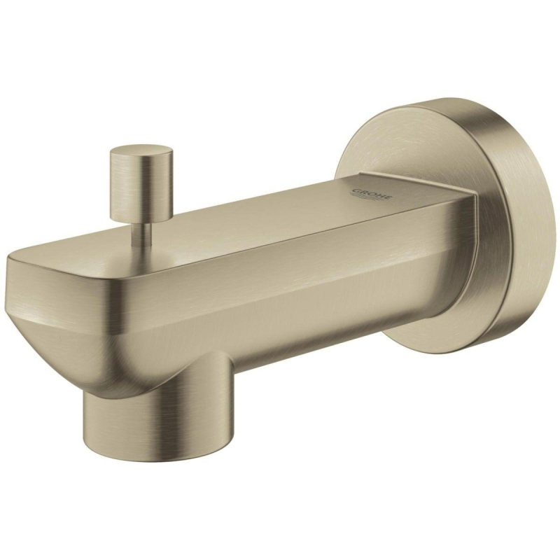 Tub Spouts | 4-7/16″ Integrated Diverter Tub Spout with StarLight Technology Shower Accessories Rushed Cool Sunrise/Brushed Nickel/Matte Black/Starlight Chrom